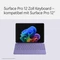 Microsoft Surface Pro 12" Keyboard Slim Pen 2 Bundle mit Copilot-Taste, violett, DE Vorschaubild