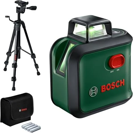 Bosch DIY AdvancedLevel 360 Batterie-Kreuzlaser inkl. Tasche + Zubehör