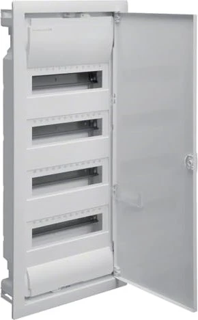 Hager volta.energie Kleinverteiler mit Stahlblechtür 4-reihig Quickconnect