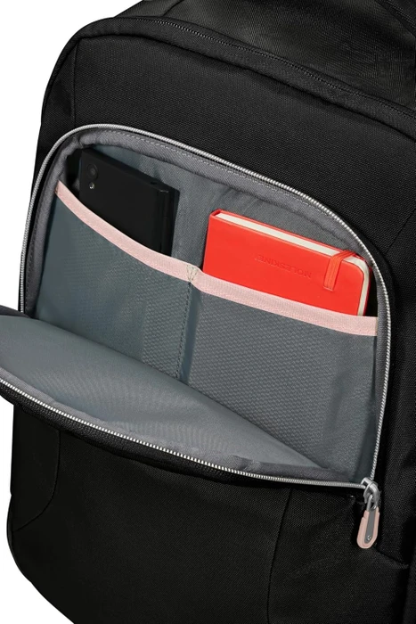 Samsonite GuardIT Classy 2.0, Underseat Backpack M, Untersitz Handgepäck, Kabinentasche, Flugzeug Rucksack, 17.3", 45cm, 27.5l, schwarz