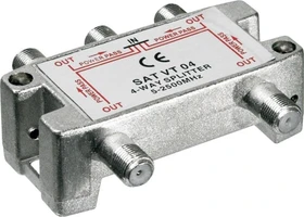 Wentronic Goobay SAT-Verteiler 4-fach
