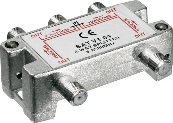 Wentronic Goobay SAT-Verteiler 4-fach
