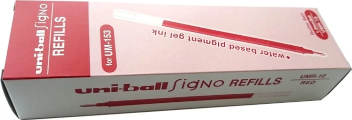 Uni-Ball UMR-10 Gel-Mine 0.6mm (1mm Ball) rot, 12er-Pack