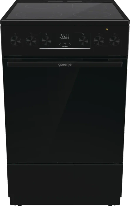 Gorenje GECS5C70BPA Elektroherd mit Glaskeramik-Kochfeld