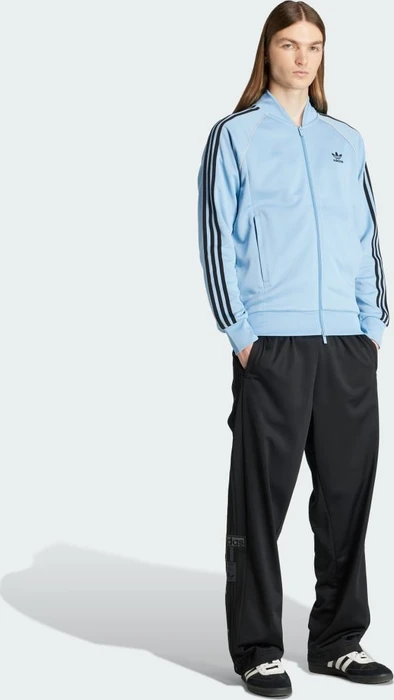 adidas Adicolor Classics SST Originals Trainingsjacke ash blue/white (Herren)