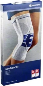 Bauerfeind GenuTrain Kniebandage P3 rechts Größe 4 titan, 1 Stück