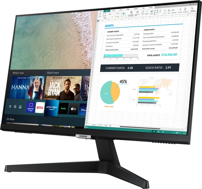Samsung Smart Monitor M5 M50A, schwarz, 24"