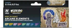 Vallejo Game Color WizKids Arcane Elements Farbset, 8-tlg.