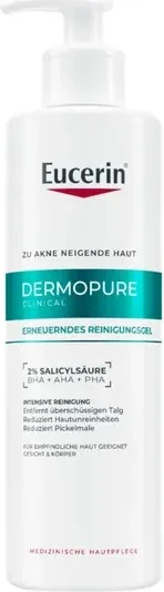 Eucerin DermoPure Clinical erneuerndes Reinigungsgel, 400ml