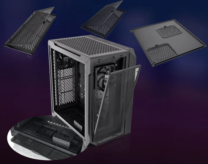 Thermaltake CTE C700 Air, schwarz, Glasfenster