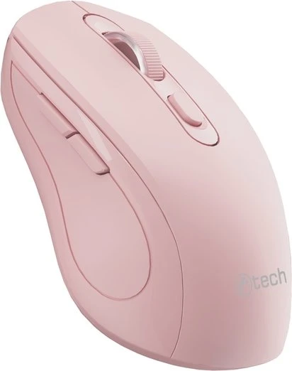 C-Tech WLM-12 Wireless Dual-Mode Mouse rosa, USB/Bluetooth
