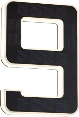 Paulmann Outdoor Solar Hausnummer 9 LED Hausnummernleuchte