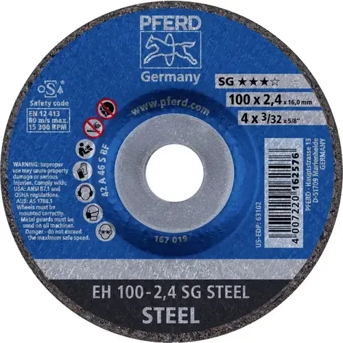 Pferd EH 100-2.4 SG STEEL/16.0 Trennscheibe, 100x2.4x16mm, 25 Stück
