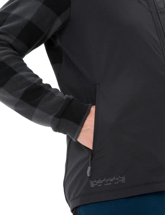 Vaude Minaki II Mountainbike Fleece Fahrradjacke schwarz (Herren)