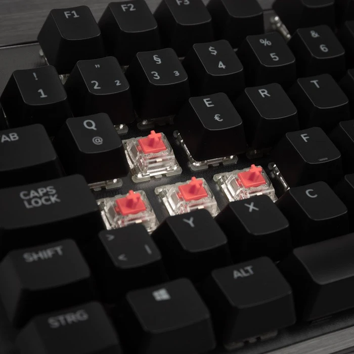 Mountain Everest Max, LEDs RGB, Gunmetal Gray, MX SILENT RGB RED, USB, DE