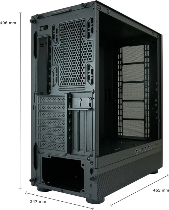LC-Power Gaming 900B Lumaxx Gloom, Glasfenster