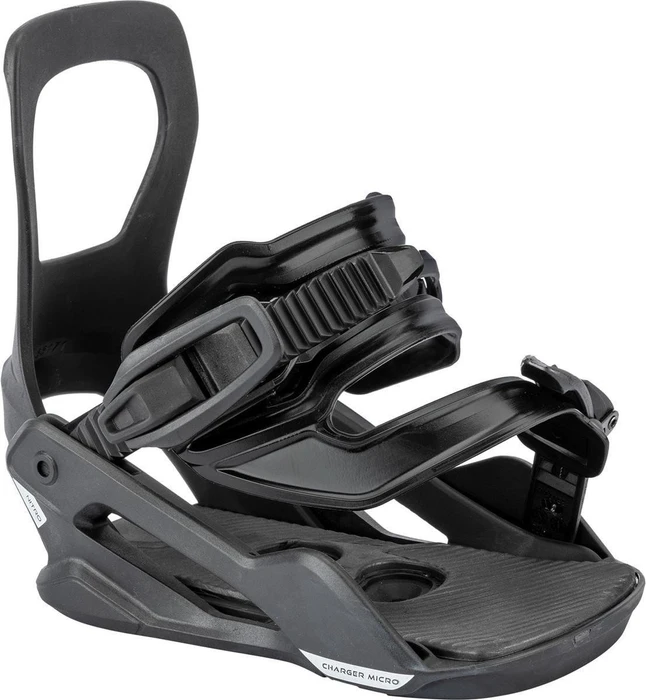 Nitro Charger Micro Softbindung ultra black (Junior) (Modell 2025/2026)