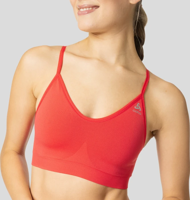 Odlo Seamless Soft Sport-BH cayenne/grey melange (Damen)