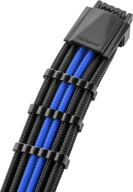 CableMod Pro ModMesh 12VHPWR Cable Extension Kit, schwarz/blau