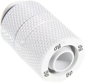 Bitspower Anschluss G1/4" auf 11/8mm drehbar weiß