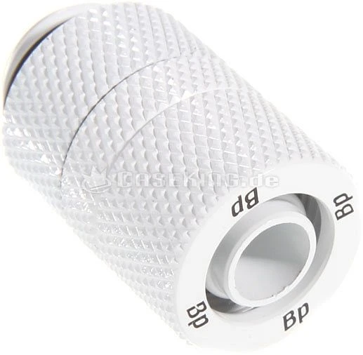 Bitspower Anschluss G1/4" auf 11/8mm drehbar weiß