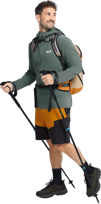 Jack Wolfskin Apex Hike Texapore Low obsidian moss (Herren)