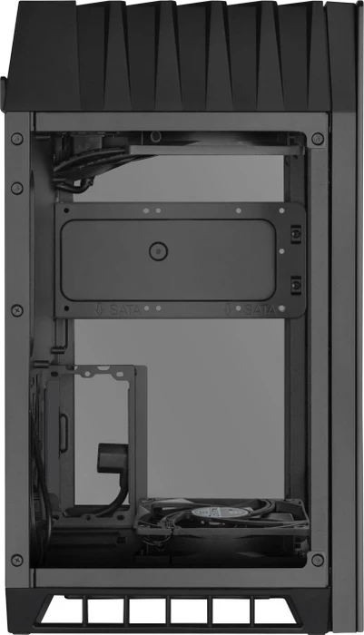 SilverStone Lucid LD03-AF, Glasfenster, Mini-ITX