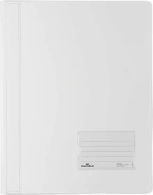 Durable Duralux Transluzent Schnellhefter, A4, weiß/transparent