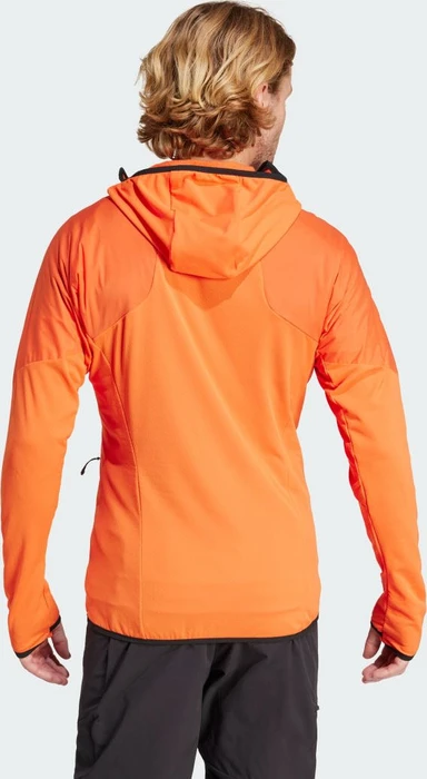 adidas Techrock Ultralight 1/2-Zip Hooded Anorak semi impact orange (Herren)