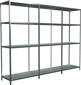 Schulte Lagertechnik PowerMAX Schwerlastregal 360x180x35cm verzinkt