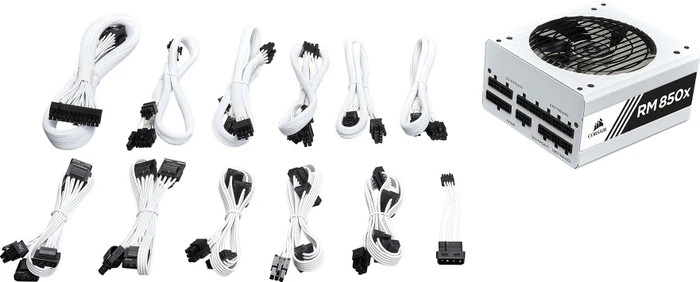 Corsair RMx White Series 2018 RM850x 850W, ATX 2.4