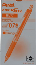Pentel EnerGel XM BL77 Gelroller silber/orange, 12er-Pack
