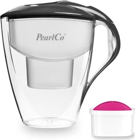 PearlCo Astra Tischwasserfilter inkl. Kartusche unimax AquaMag anthrazit