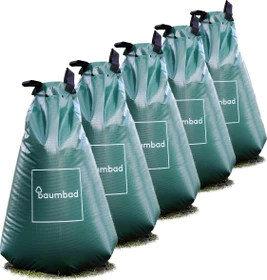 Baumbad Bewässerungsbeutel 75l, 5 Stück