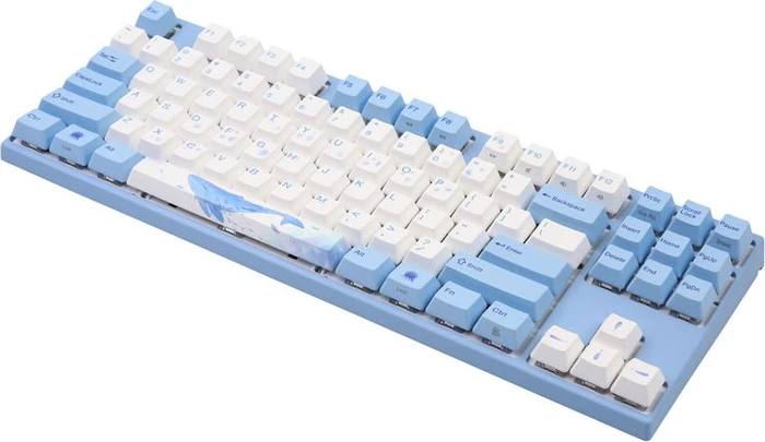 Varmilo VEA87, Sea Melody, TKL, LEDs weiß, MX BROWN, USB, US