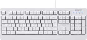 Perixx Periboard-517, weiß, USB, UK
