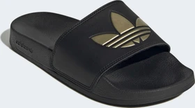 adidas Lite Adilette core black/matte gold