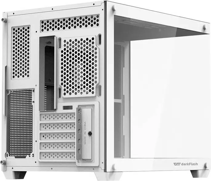 DarkFlash C285MP White, Glasfenster