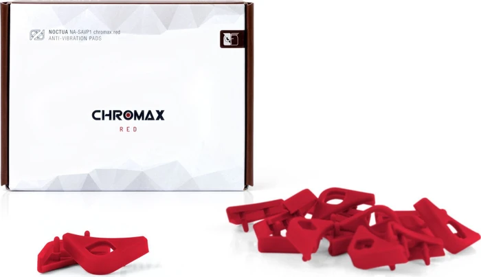 Noctua NA-SAVP1 chromax.red Anti-Vibrations-Pads, rot, 16er-Pack