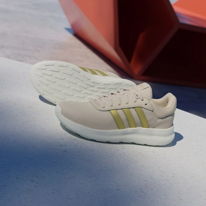 adidas Lite Racer 4.0 crystal linen/gold metallic/off white (Damen)