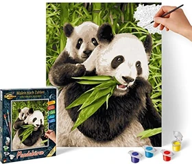 Schipper Arts & Crafts Malen nach Zahlen Pandabären