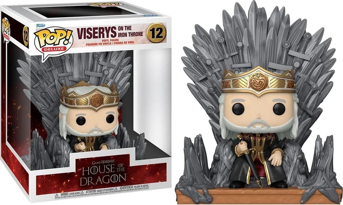 FunKo Pop! Television - House of the Dragon - Deluxe Viserys on the Iron Throne