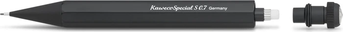 Kaweco Special S Druckbleistift HB 0.7mm graphit, schwarz, Radierer