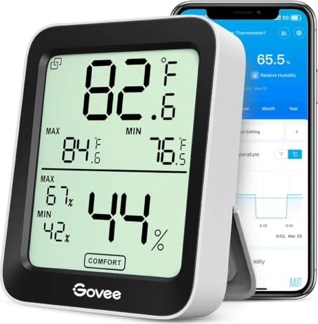 Govee Bluetooth Thermometer mit Hygrosensor Innen, digital