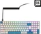 Sharkoon Skiller SGK50 S2 PBT, weiß, LEDs RGB, hot-swap, Gateron G Pro 3.0 YELLOW, USB, DE Vorschaubild