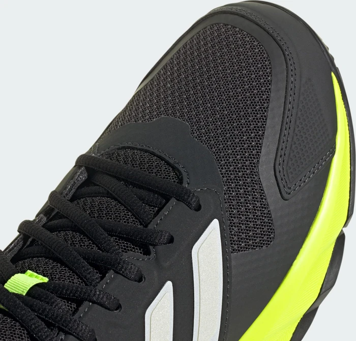 adidas CourtJam Control 3 carbon/zero metalic/lucid lemon