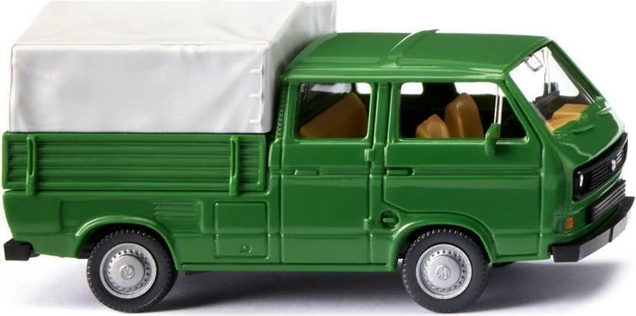 Wiking VW T3 Doppelkabine grasgrün