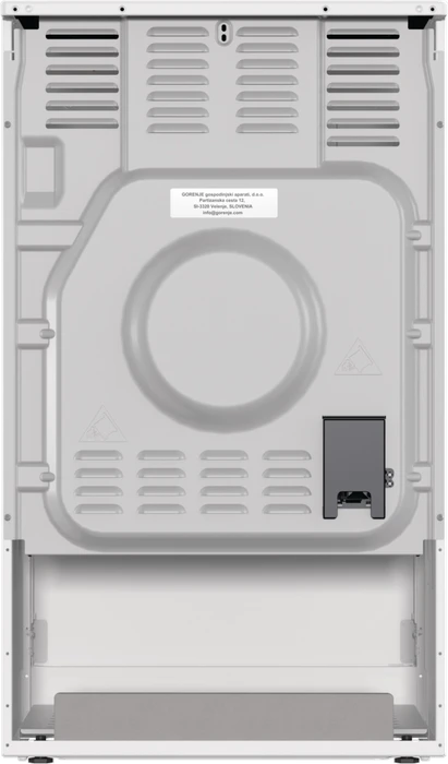 Gorenje GEC5C41WG Elektroherd mit Glaskeramik-Kochfeld
