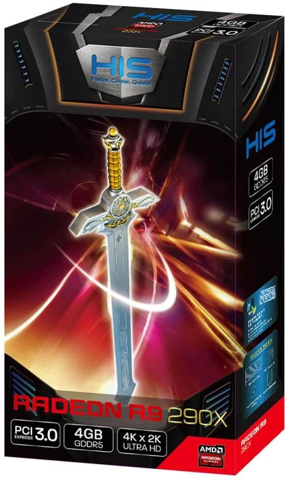 HIS Radeon R9 290X, 4GB GDDR5, 2x DVI, HDMI, DP