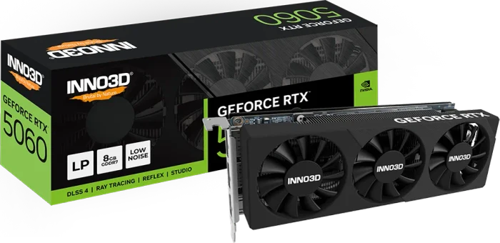 INNO3D GeForce RTX 5060 Low Profile, 8GB GDDR7, HDMI, 2x DP